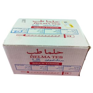 جعبه های 60 عددی انسولین پیچی سرجدا 1CC حلما